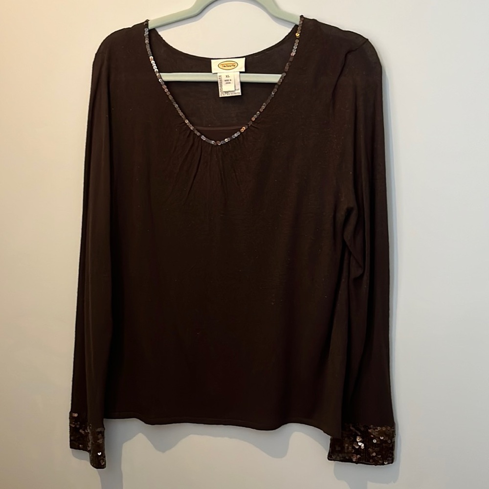 Talbots sequin sweater
